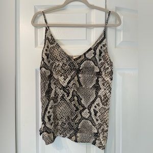 Snake Skin Printed Top